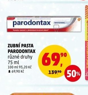 ZUBNÍ PASTA PARODONTAX různé druhy - Penny Market aktualniletaky.eu