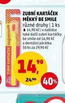 ZUBNÍ KARTÁČEK MĚKKÝ BE SMILE - Penny Market aktualniletaky.eu