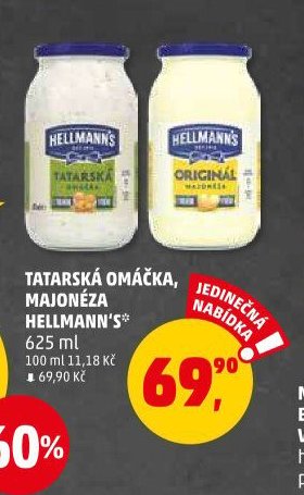 TATARSKÁ OMÁČKA, MAJONÉZA HELLMANN'S - Penny Market aktualniletaky.eu
