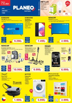 aktuální leták Planeo 1.12.2023-7.12.2023