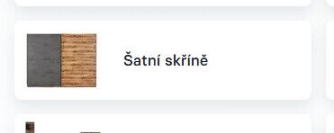 Šatní skříně