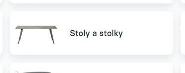 Stoly a stolky