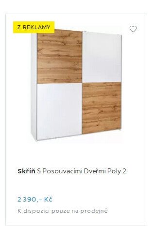 Skříň S Posouvacími Dveřmi Poly 2