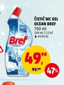 ČISTIČ WC GEL OCEAN BREF 700 ml - Penny Market aktualniletaky.eu