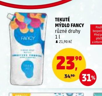 TEKUTÉ MÝDLO FANCY různé druhy 1 l - Penny Market aktualniletaky.eu
