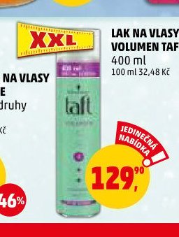 LAK NA VLASY VOLUMEN TAFT - Penny Market aktualniletaky.eu