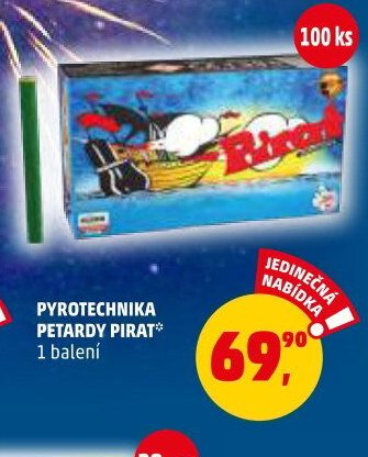 PYROTECHNIKA PETARDY PIRAT - Penny Market aktualniletaky.eu