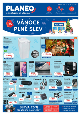 aktuální leták Planeo 8.12.2023-15.12.2023
