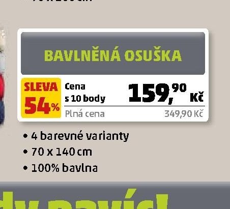 Bavlněná osuška - Penny Market aktualniletaky.eu