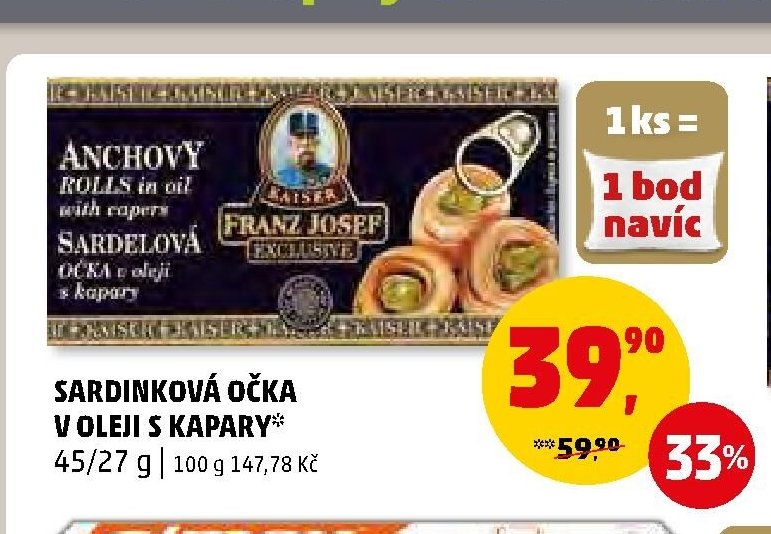 Sardinková očka v oleji s kapary - Penny Market aktualniletaky.eu