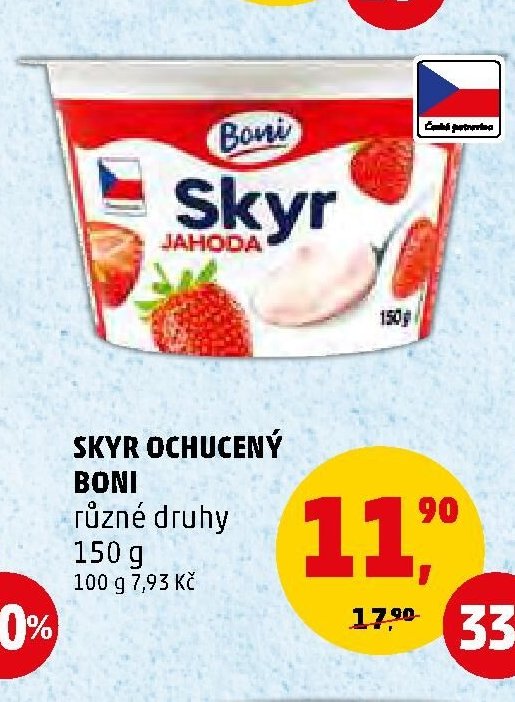 SKYR OCHUCENÝ BONI různé druhy - Penny Market aktualniletaky.eu