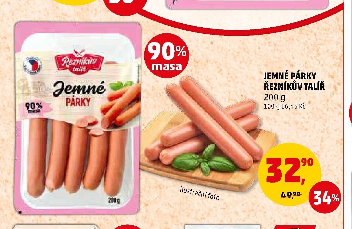 JEMNÉ PÁRKY ŘEZNÍKŮV TALÍŘ 200 g - Penny Market aktualniletaky.eu