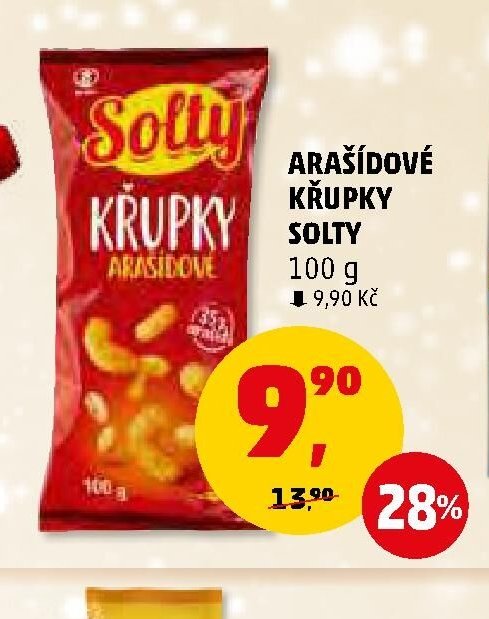 Arašídové křupky Solty - Penny Market aktualniletaky.eu