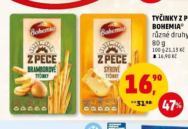 Tyčinky z pece Bohemia různé druhy - Penny Market aktualniletaky.eu