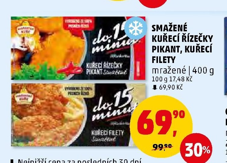 Smažené kuřecí řízečky pikant, kuřecí filety - Penny Market aktualniletaky.eu
