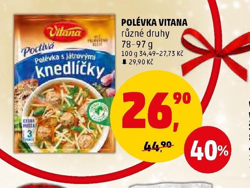 Polévka Vitana - Penny Market aktualniletaky.eu