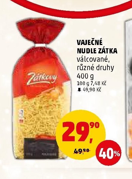 Vaječné nudle Zátka - Penny Market aktualniletaky.eu