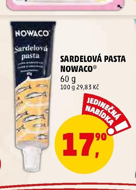 SARDELOVÁ PASTA NOWACO - Penny Market aktualniletaky.eu