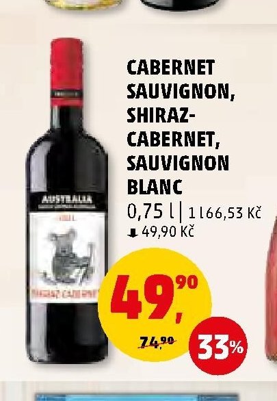 CABERNET SAUVIGNON, SHIRAZ-CABERNET, SAUVIGNON BLANC - Penny Market aktualniletaky.eu