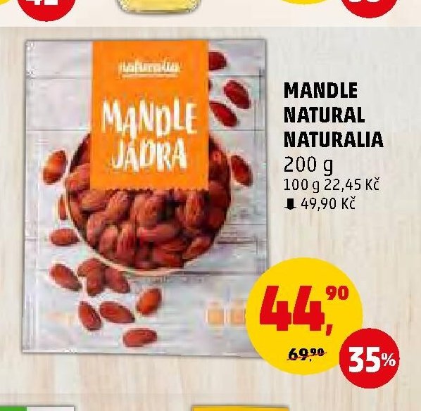 MANDLE NATURAL NATURALIA - Penny Market aktualniletaky.eu