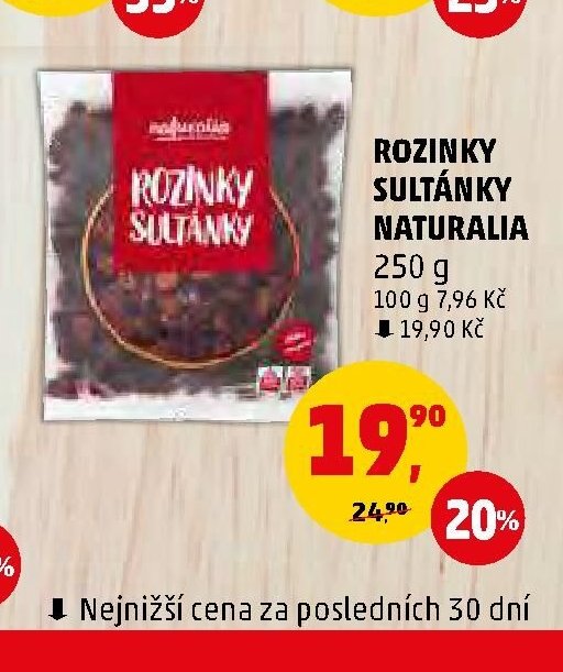 ROZINKY SULTÁNKY NATURALIA - Penny Market aktualniletaky.eu