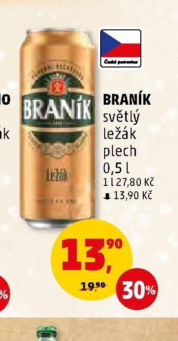 Braník světlý ležák plech 0,5 l - Penny Market aktualniletaky.eu
