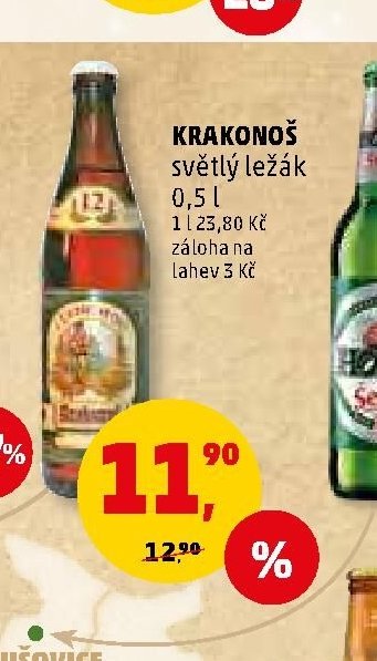 Krakonoš světlý ležák 0,5 l - Penny Market aktualniletaky.eu