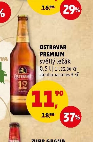 Ostravar Premium světlý ležák 0,5 l - Penny Market aktualniletaky.eu