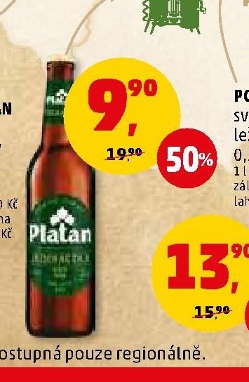 Platan 11 světlý ležák 0,5 l - Penny Market aktualniletaky.eu