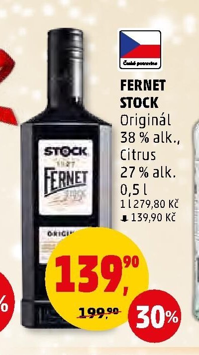 Fernet Stock Original/Citrus - Penny Market aktualniletaky.eu