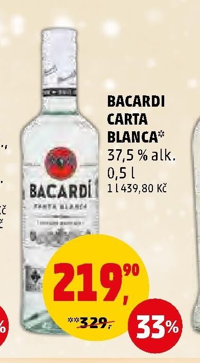 Bacardi Carta Blanca - Penny Market aktualniletaky.eu