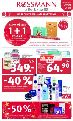 aktuální leták ROSSMANN drogerie 13.12.2023-2.1.2024