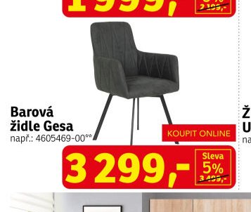 Barová židle Gesa