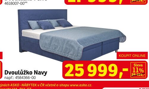 Dvoulůžko Navy