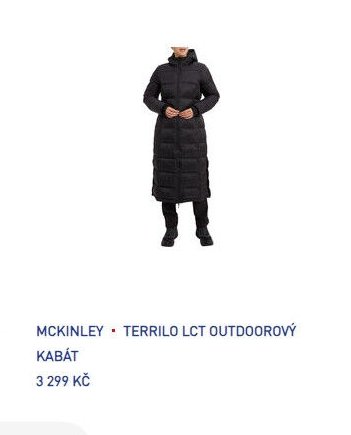 MCKINLEY - TERRILO LCT OUTDOOROVÝ KABÁT