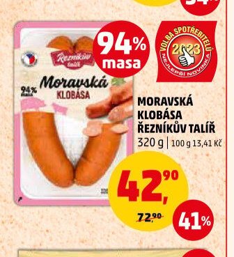 Moravská klobása Řezníkův talíř - Penny Market aktualniletaky.eu