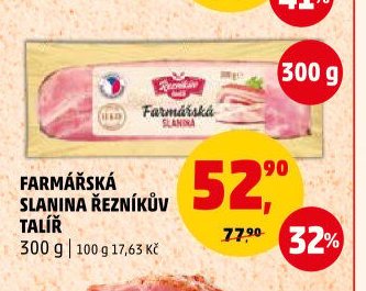 Farmářská slanina Řezníkův talíř - Penny Market aktualniletaky.eu