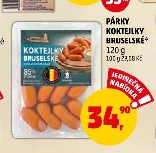 Párky koktejlky bruselské - Penny Market aktualniletaky.eu