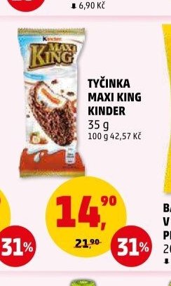 TYČINKA MAXI KING KINDER - Penny Market aktualniletaky.eu