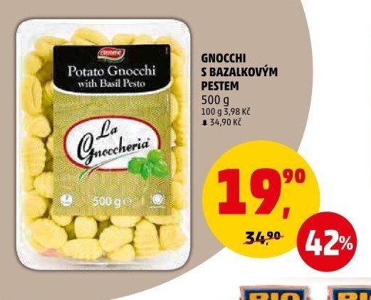 Gnocchi s bazalkovým pestem 500 g - Penny Market aktualniletaky.eu