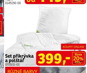 Set přikrývka a polštář