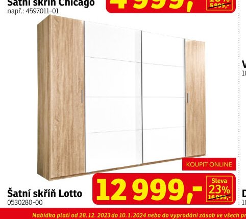 Šatní skříň Lotto