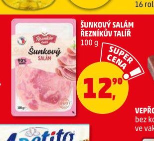 Šunkový salám Řezníkův talíř 100 g - Penny Market aktualniletaky.eu