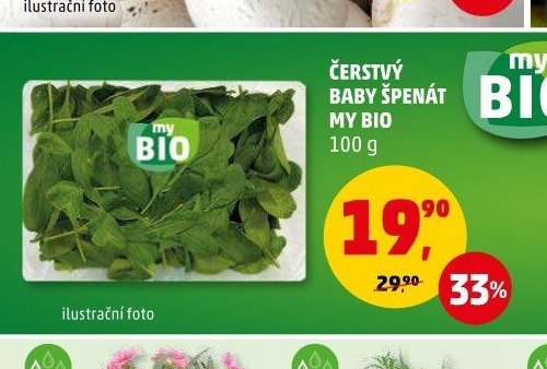 ČERSTVÝ BABY ŠPENÁT MY BIO - Penny Market aktualniletaky.eu