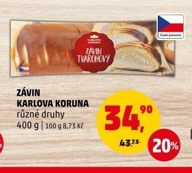 ZÁVIN KARLOVA KORUNA - Penny Market aktualniletaky.eu