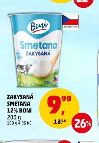 ZAKYSANÁ SMETANA 12% BONI - Penny Market aktualniletaky.eu