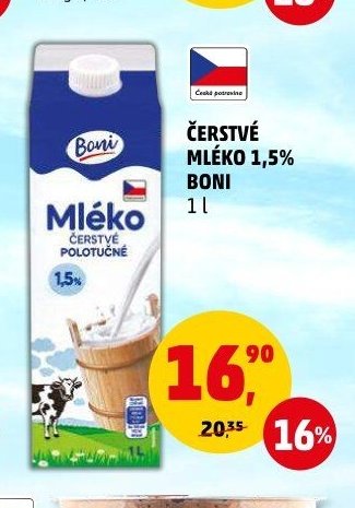 ČERSTVÉ MLÉKO 1,5% BONI - Penny Market aktualniletaky.eu
