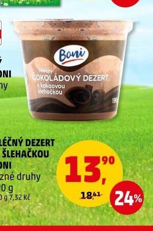 MLÉČNÝ DEZERT SE ŠLEHAČKOU BONI různé druhy - Penny Market aktualniletaky.eu