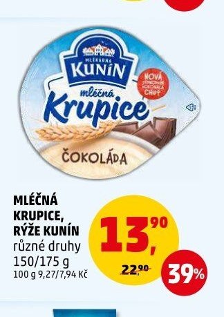 MLÉČNÁ KRUPICE, RÝŽE KUNÍN - Penny Market aktualniletaky.eu
