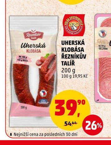 UHERSKÁ KLOBÁSA ŘEZNÍKŮV TALÍŘ 200 g - Penny Market aktualniletaky.eu